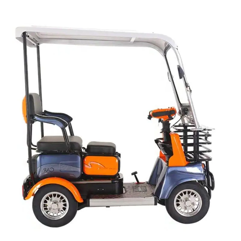 Exquisite Workmanship Powerful 800W Electric Four-wheeler Cheap 15-tube Controller Electric Adult Quadricycle for Sale