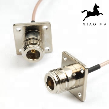 双 N 直插孔面板连接器 RG316 RF 电缆组件 XMR-SPTX102