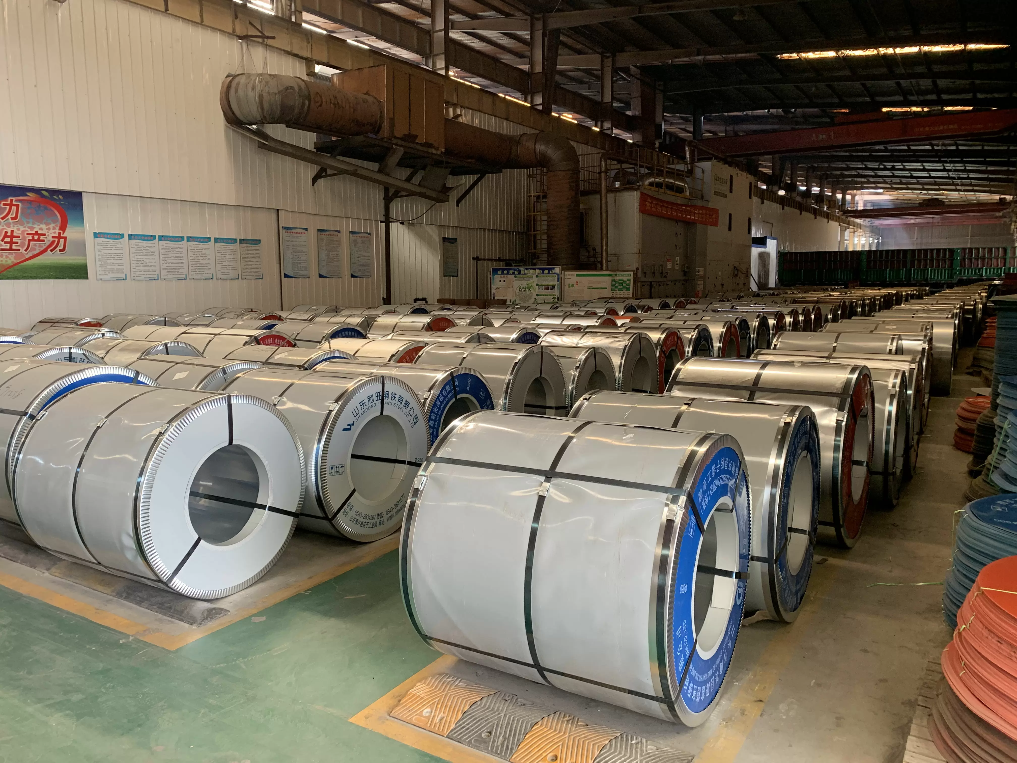 Bobinas de acero galvanizado