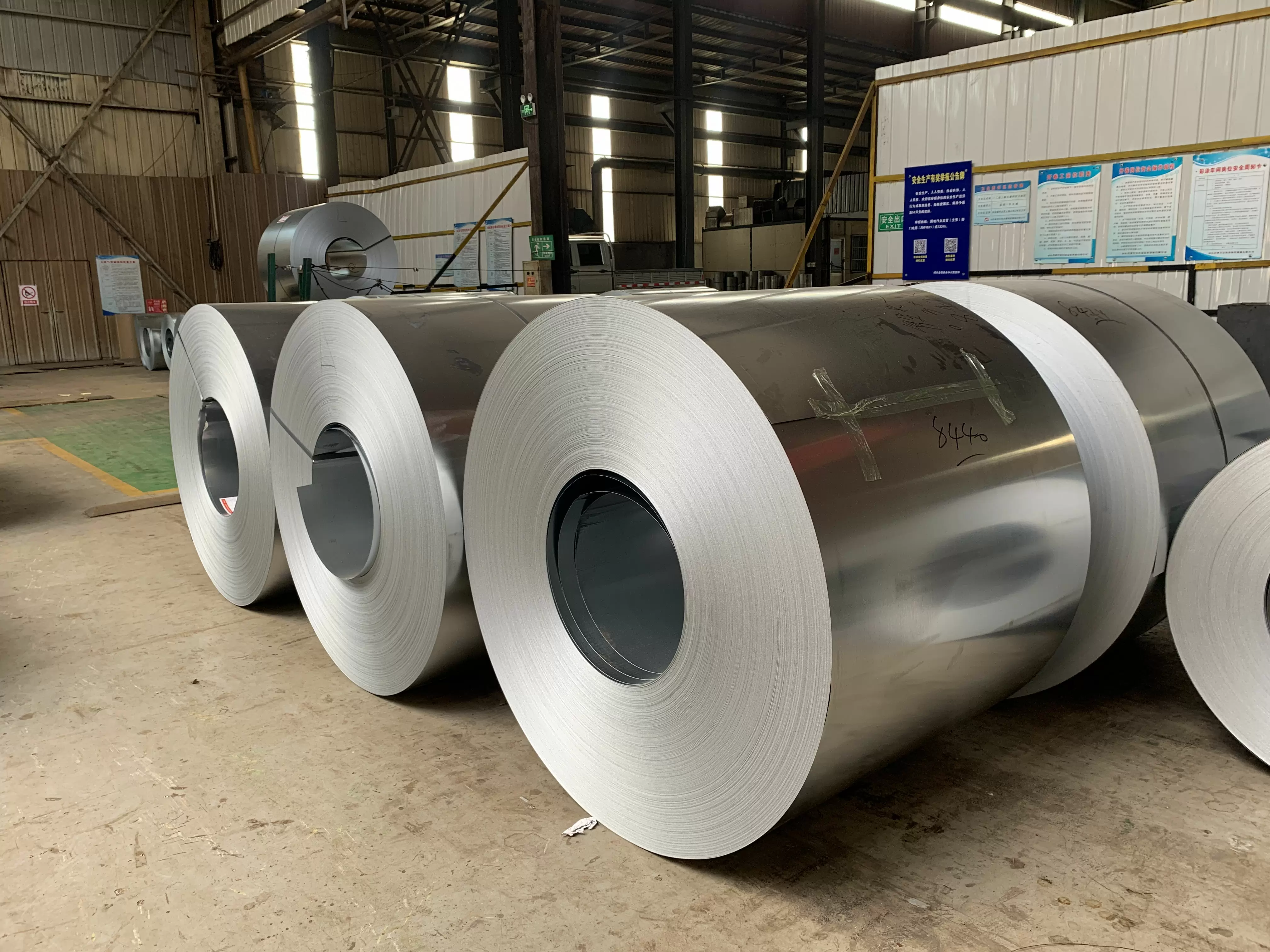 Bobinas de acero galvanizado