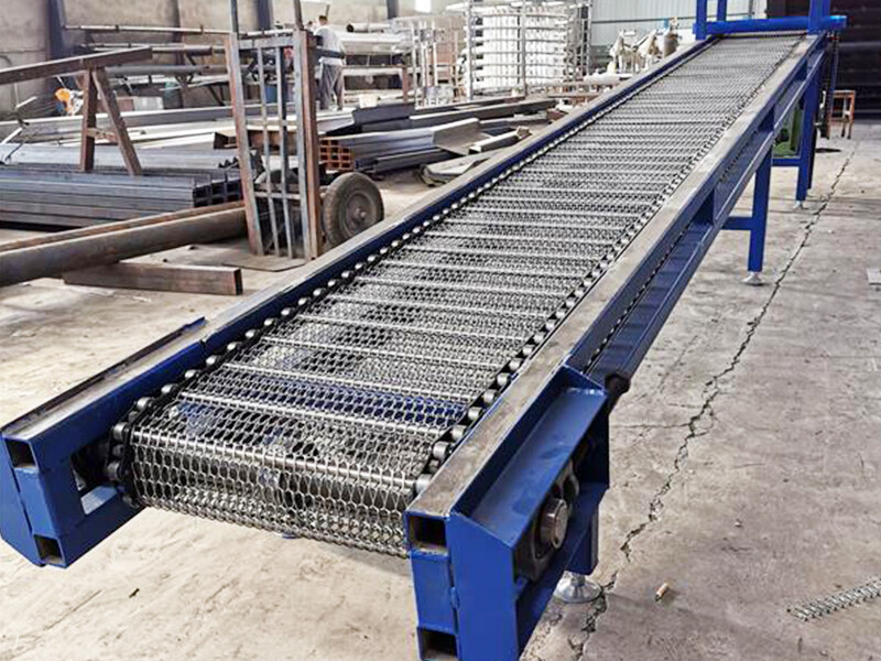 Aplikasi multifungsi konveyor sabuk jala