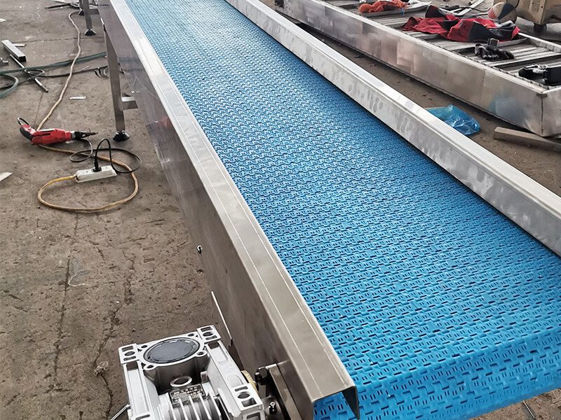 Konveyor rantai atas datar