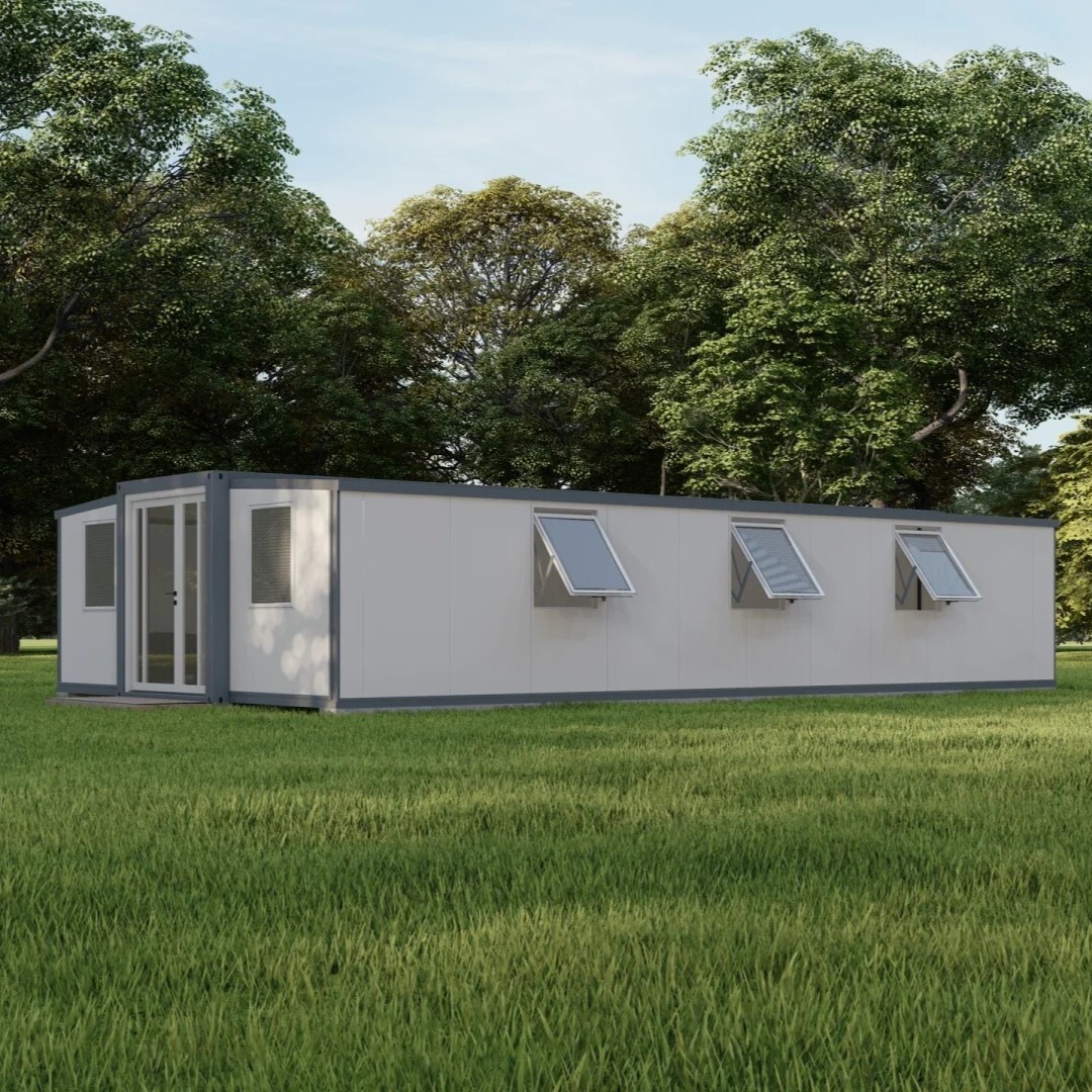 Casa expandible de doble ala