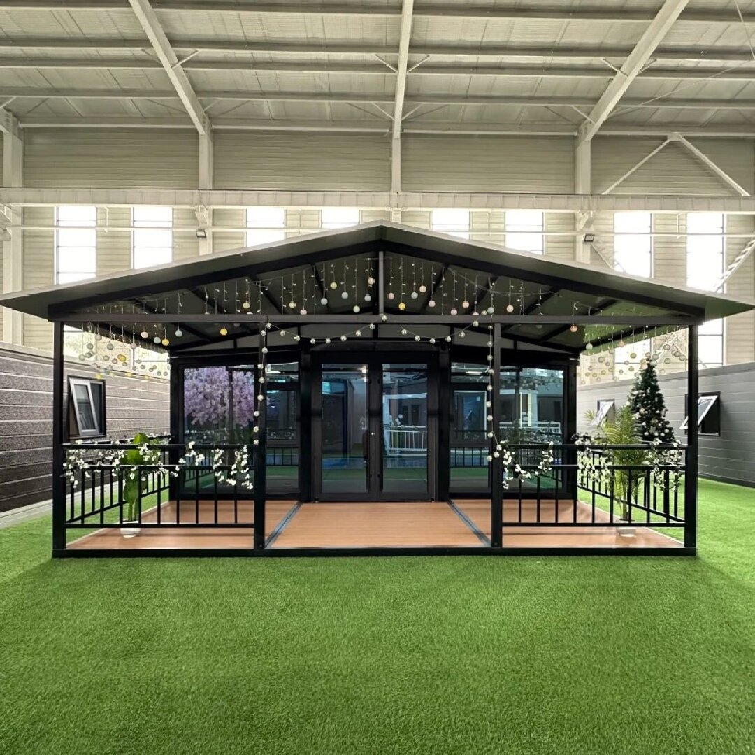 Casa expandible de doble ala