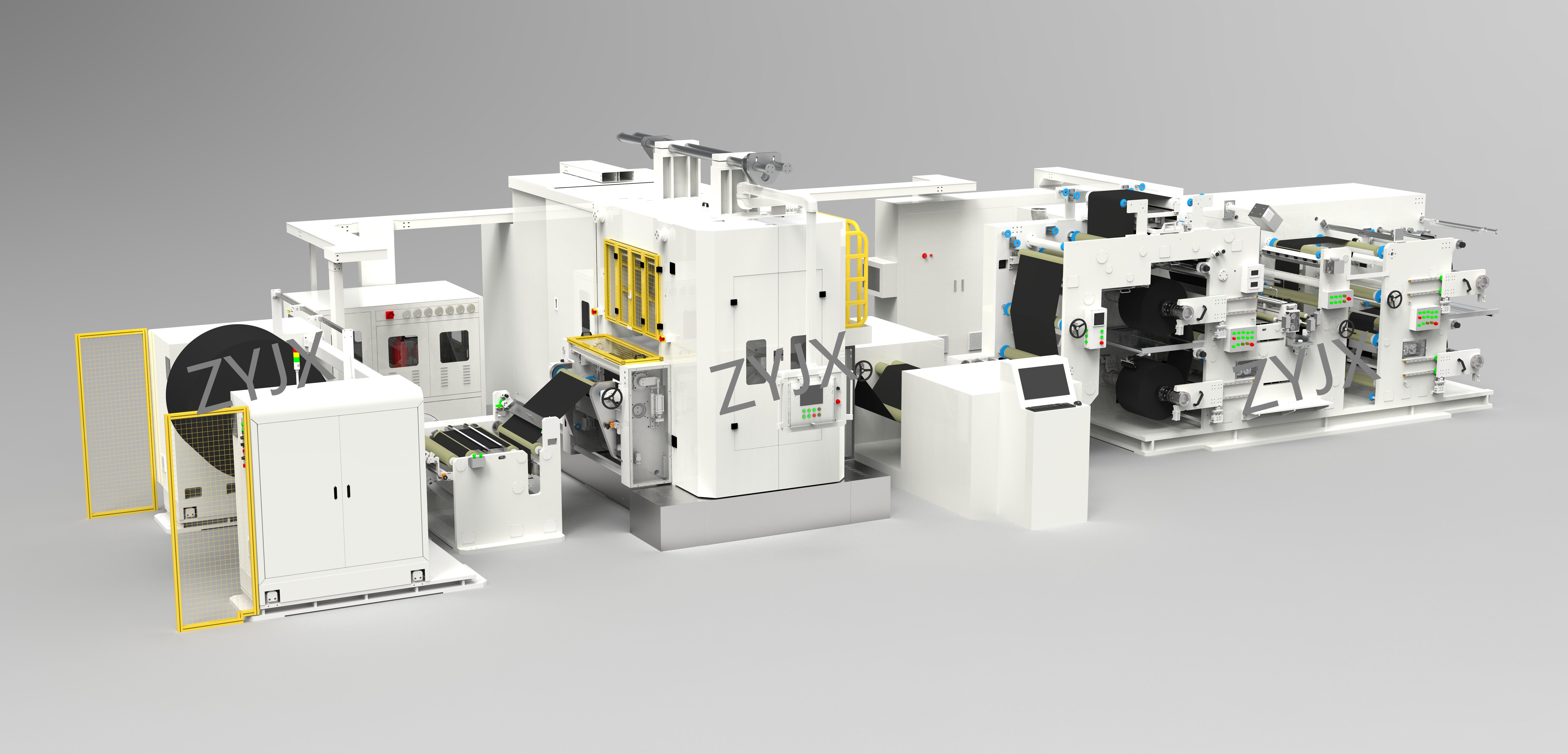 900*1200  комплексная машина для  прессования и резкироликов положительнных электродов