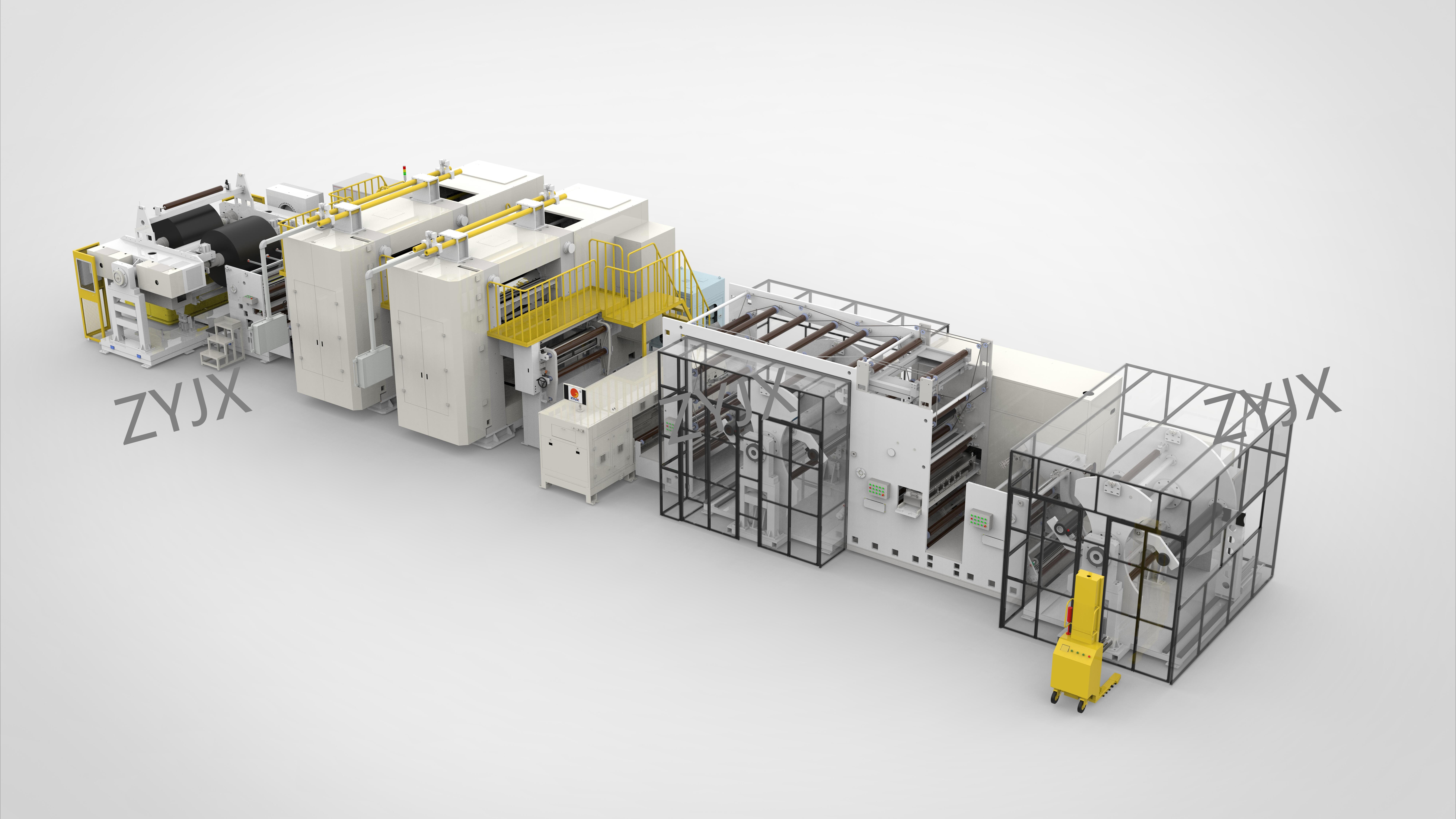 900*150 Отрицательный электрод Двойная машина Непрерывная прокатка Автоматическая сращивание Башенная резка Интегрированная машина