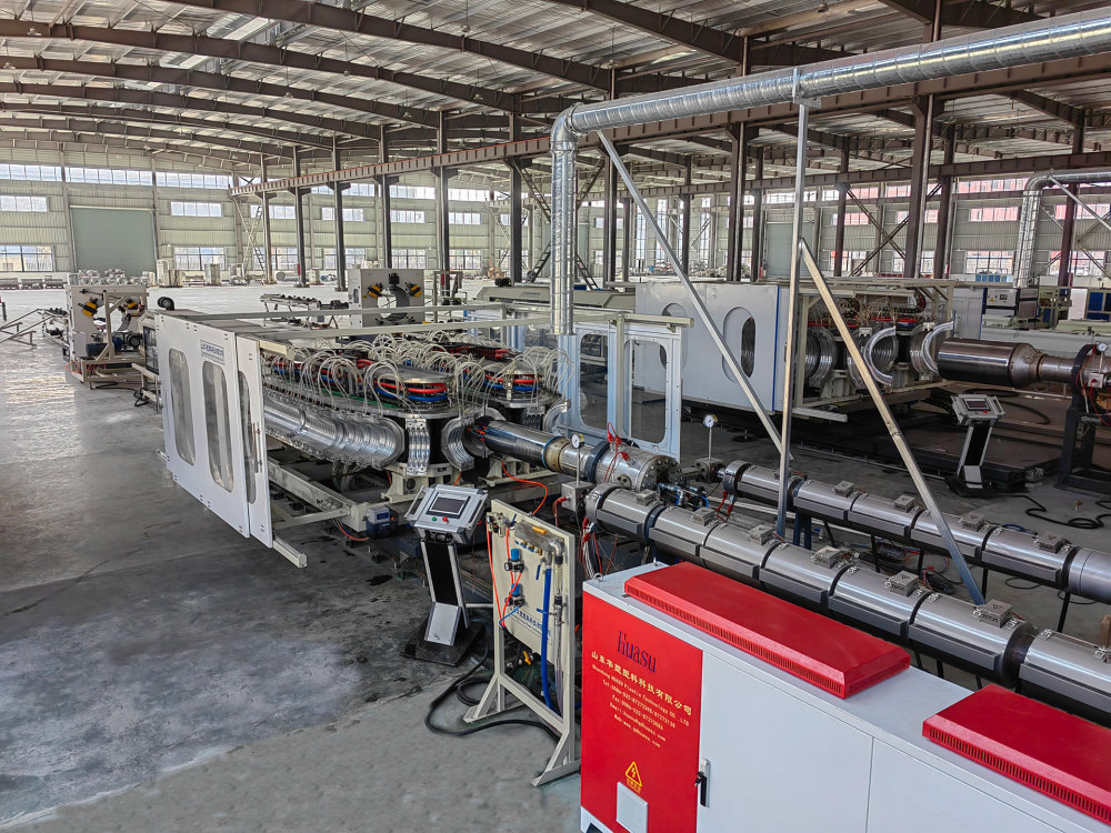 Использование оборудования для гофрированных труб муниципальной канализации