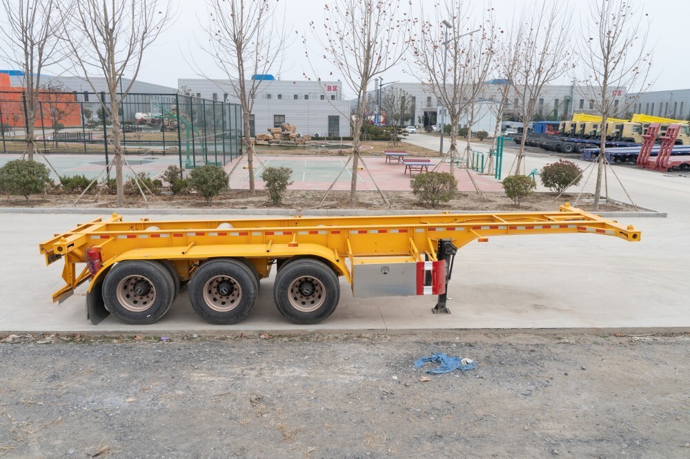 Продажа полуприцепов со скелетной конструкцией с гусиной шеей/Производитель 20-футовых скелетных полуприцепов/Цена на 40-футовые шасси скелетных полуприцепов