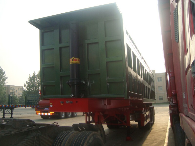 Производитель задних самосвальных полуприцепов/3-осный самосвальный прицеп на продажу/U-образный самосвальный прицеп 100 тонн