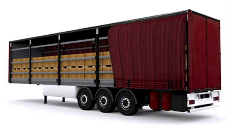 60-тонный полуприцеп с боковыми шторами / производитель полуприцепов со шторами / продажа штор для полуприцепов