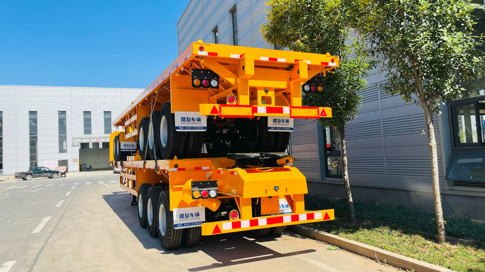 Продаётся 50-футовый бортовой прицеп/тяжелый бортовой прицеп/3-осный бортовой полуприцеп 45 футов