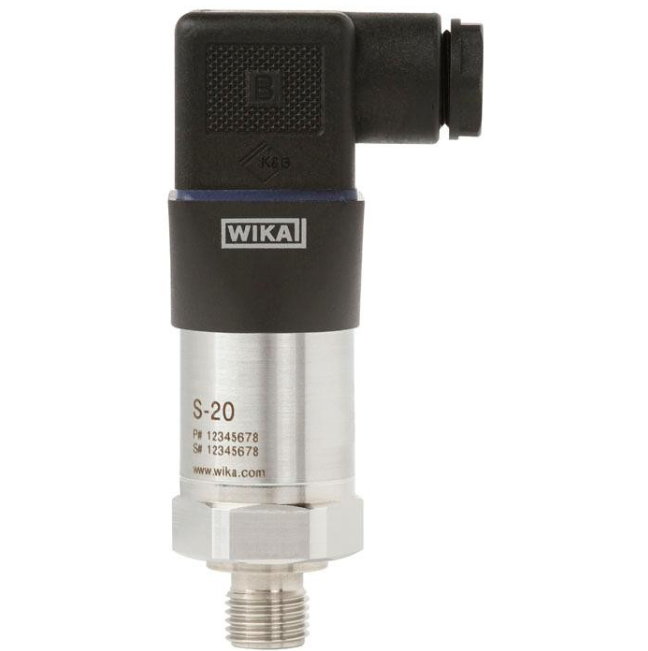 Transmissor de Pressão WIKA S-20 de Alta Precisão | Grau Industrial para Ambientes Severos