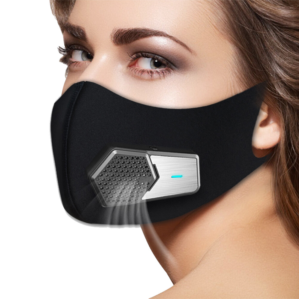 Rsenr R11 Electric Face KN95 Mask，Wearable Mini Air Purifier Mask