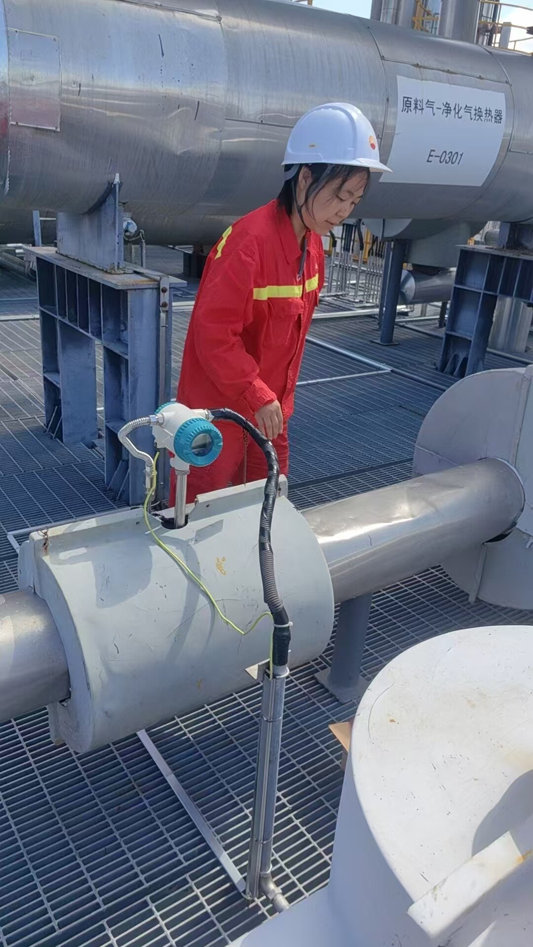 Установка и использование вихревого расходомера на нефтяном месторождении Дацин, Китай