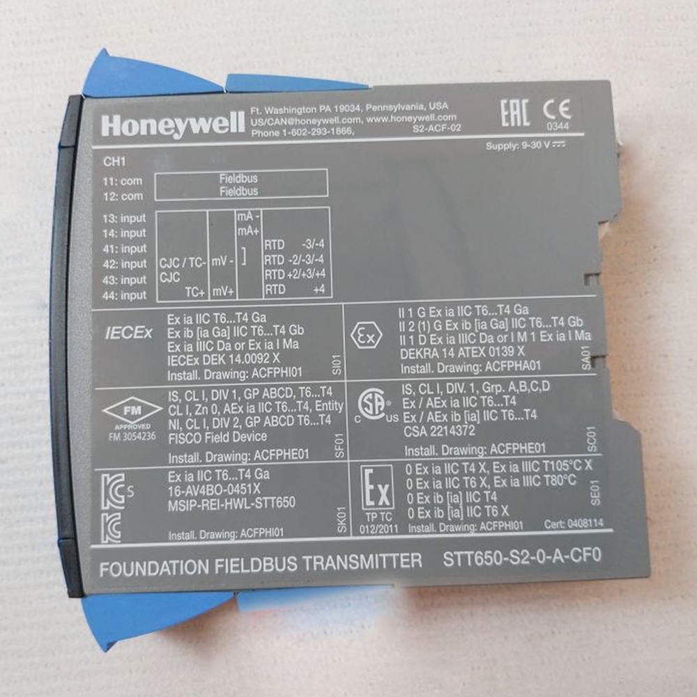 Интеллектуальные температурные преобразователи Honeywell STT650 Smartline
