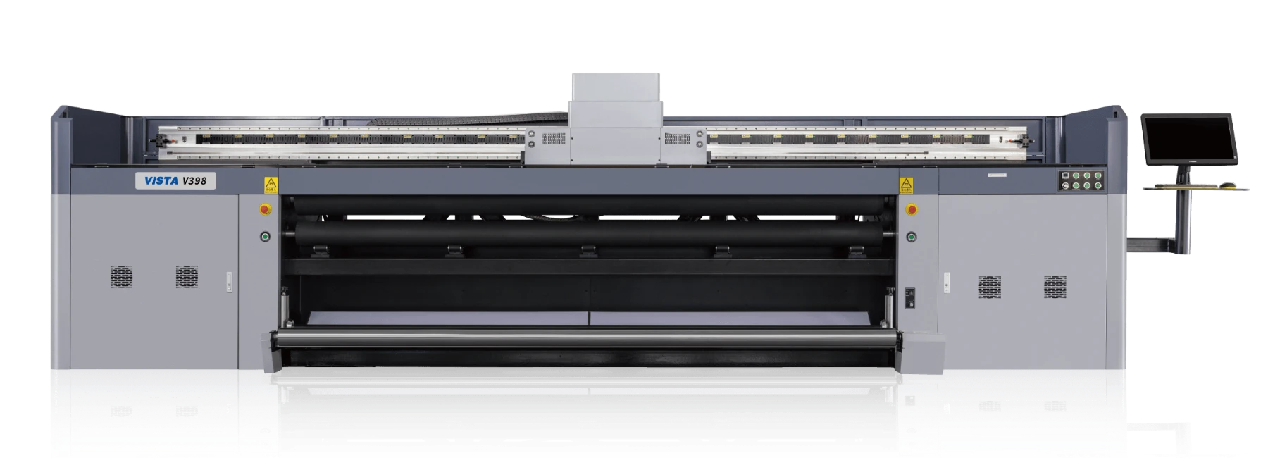 Impressora industrial UV rolo-a-rolo de grande formato V398