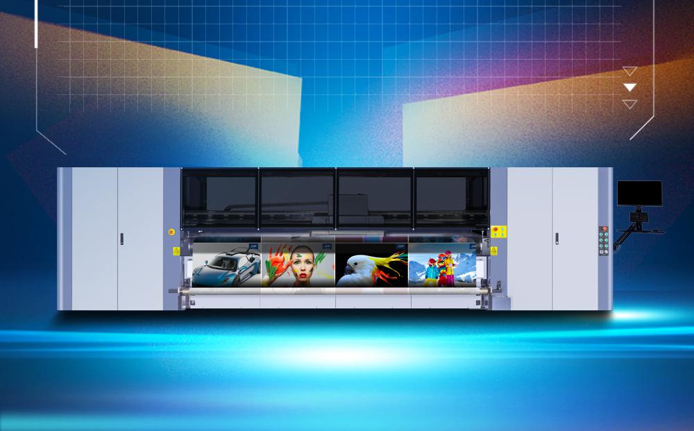 A máquina de chapas e bobinas M3300 brilha na FESPA com excelente qualidade e eficiência