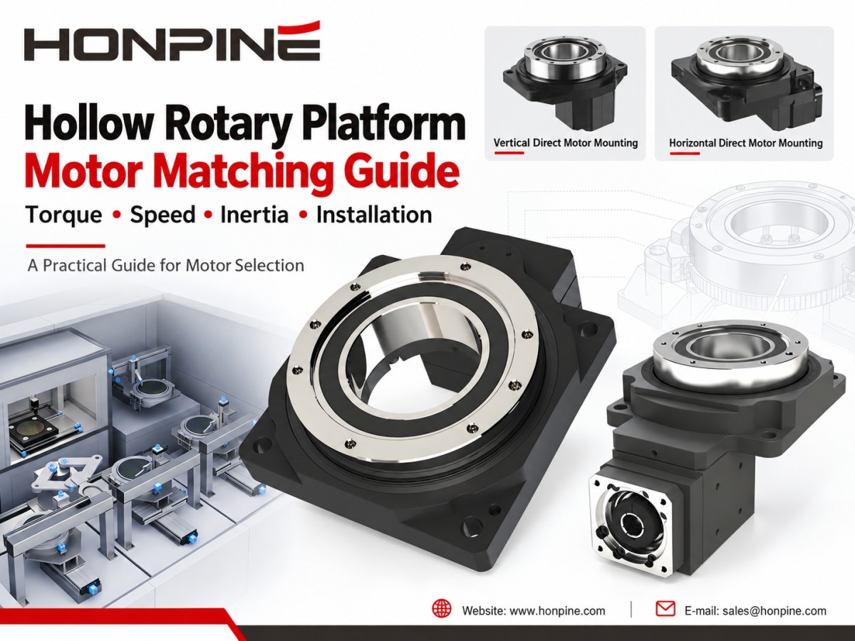 руководство HONPINE по подбору двигателя для полой поворотной платформы