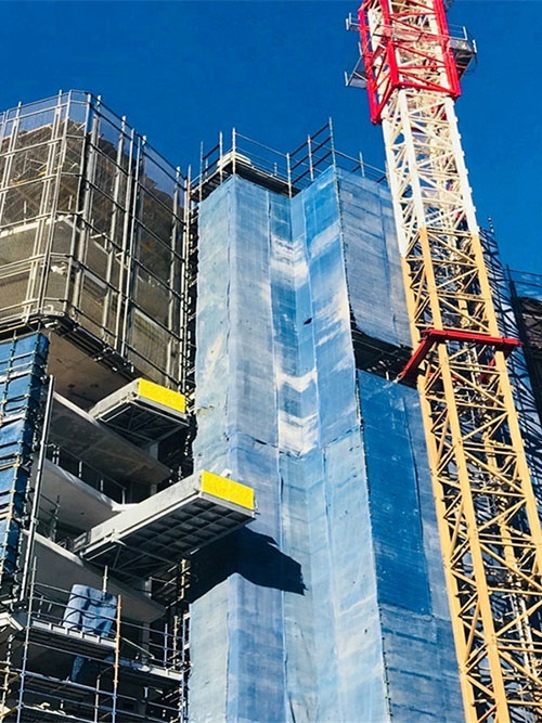 星斗斗式卸载平台在澳大利亚高效转运建筑材料