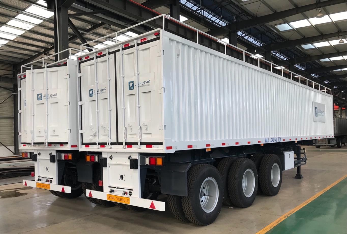 Полуприцеп с крытым фургоном