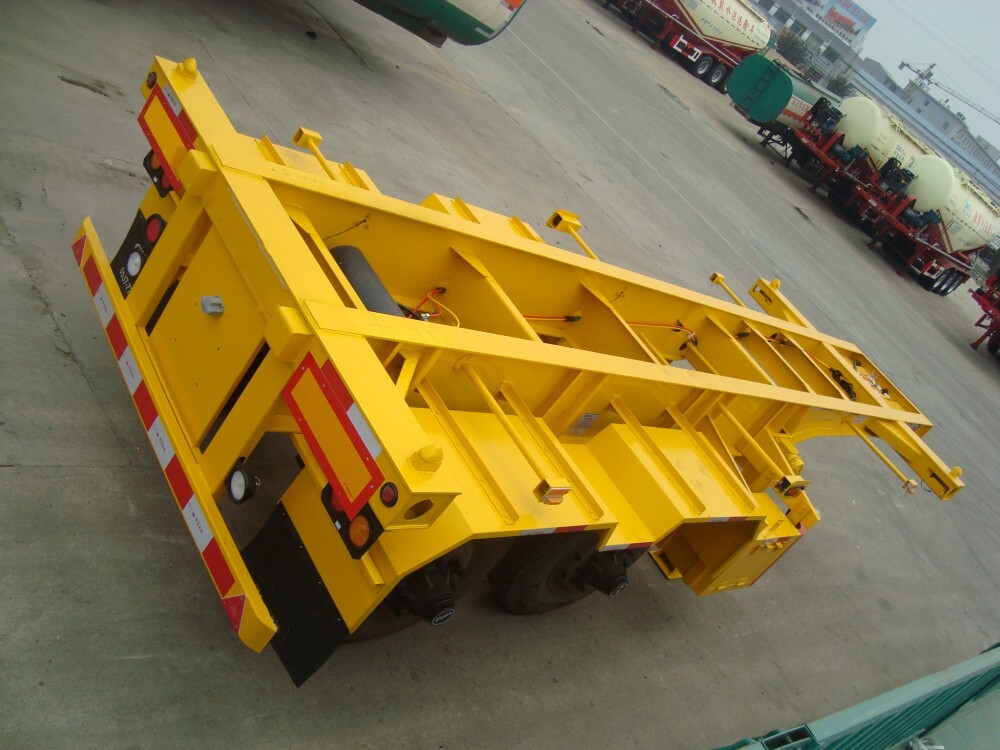 20ft полуприцеп скелета/двухосный полуприцеп скелета для продажи/40ft полуприцеп скелета africa