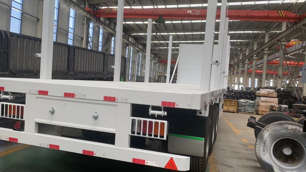 18.5m бортовой полуприцеп/тяжелый долг бортовой прицеп для продажи/50ft бортовой прицеп производитель