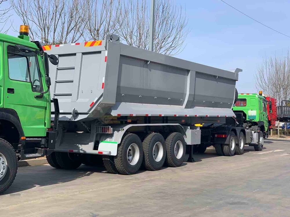 4-осный самосвальный прицеп/оптовые самосвальные прицепы/тяжелый самосвальный прицеп