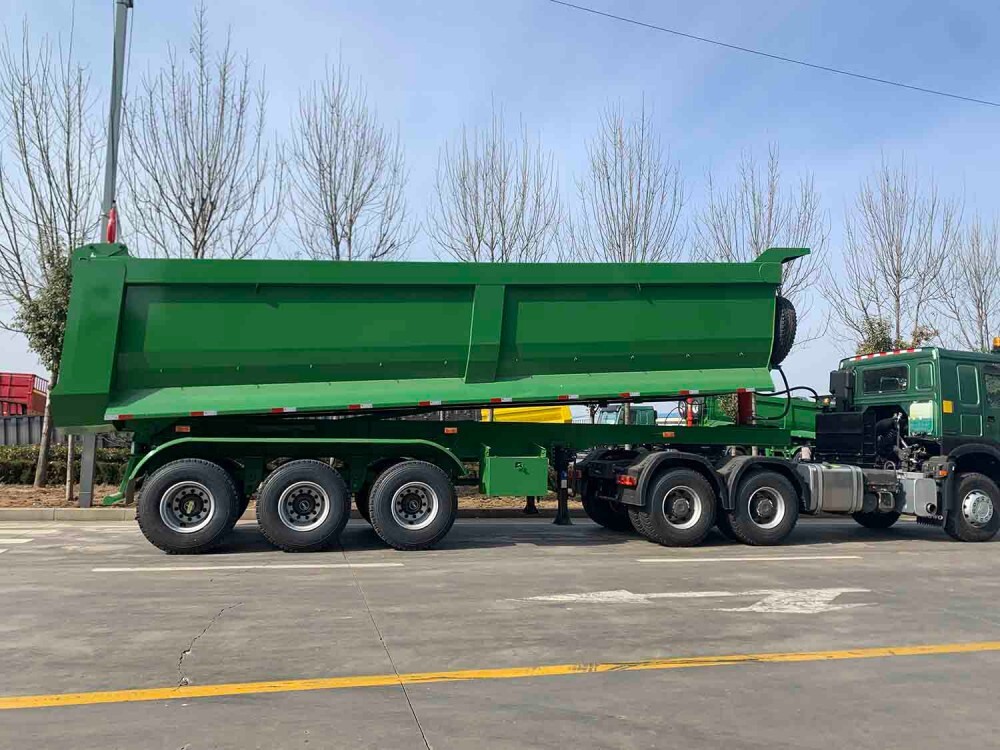 4 оси самосвала Трейлер/100 тонн самосвал Трейлер/наконечник Трейлер/самосвальные прицепы для продажи