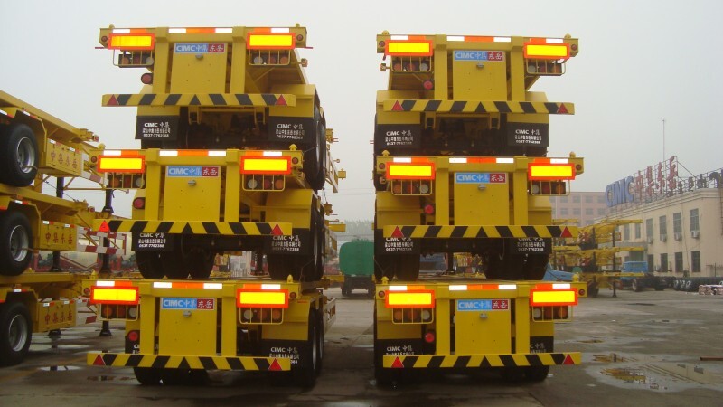 40 футов скелет прицепа 3 оси/2 оси скелет полуприцепа/40 футов скелет прицепа производитель