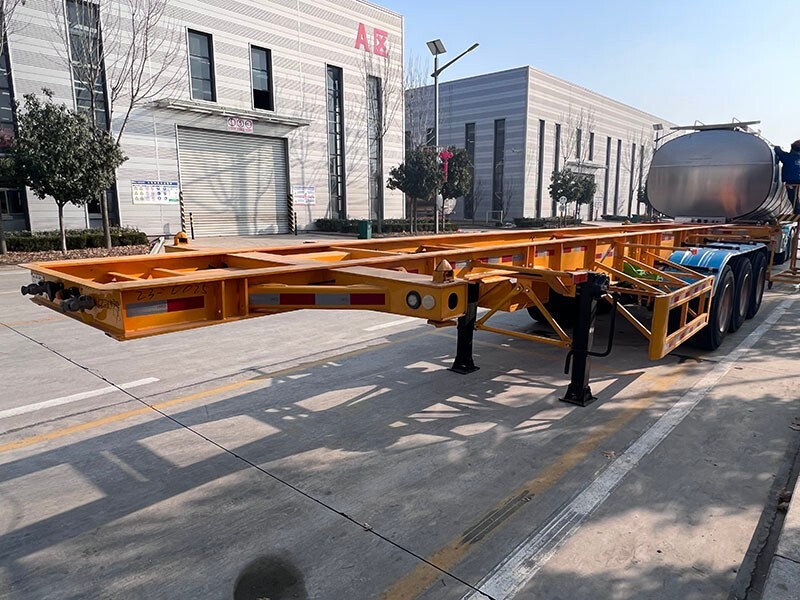 40 футов скелет прицепа 3 оси/2 оси скелет полуприцепа/40 футов скелет прицепа производитель