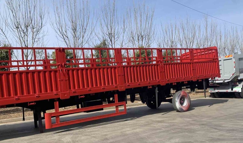 3-осный полуприцеп с ограждением/60-тонный полуприцеп с ограждением/12-метровый полуприцеп с ограждением