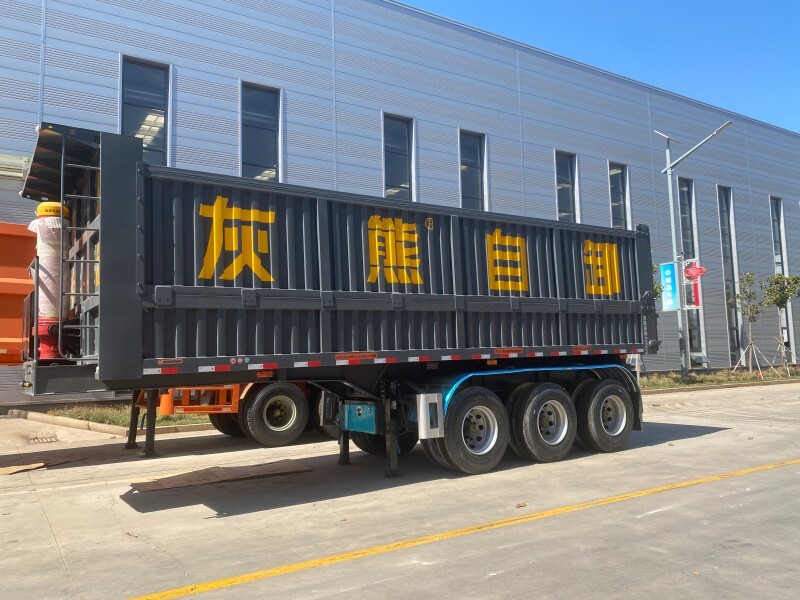 гидравлический самосвальный прицеп 5*10/полусамосвальные прицепы/самосвальный прицеп трактора