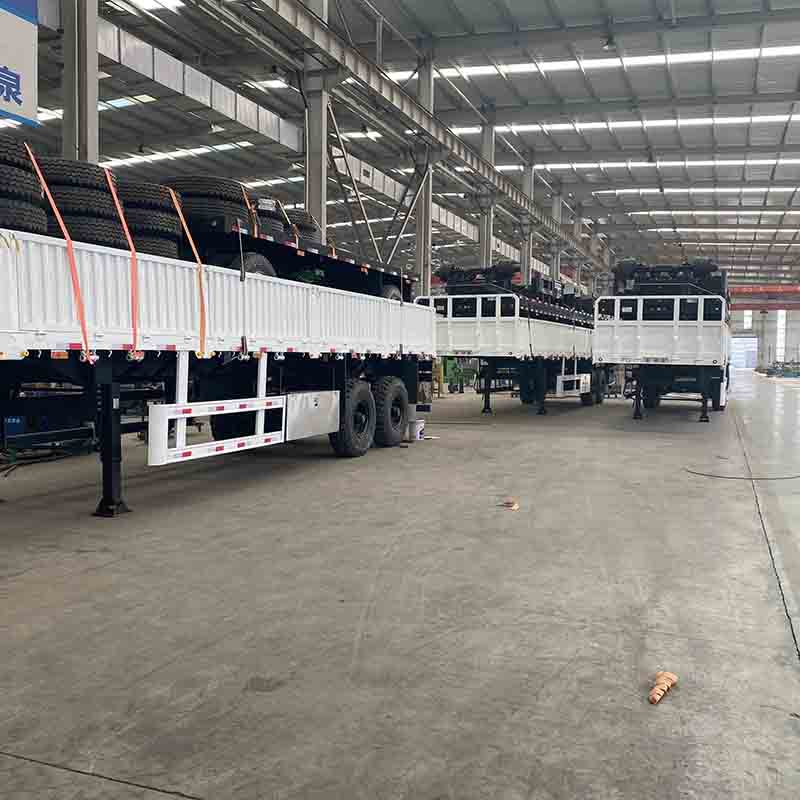 60 тонн боковой стенки прицепа/3 оси боковой стенки прицепа цена/боковой забор прицепа для продажи