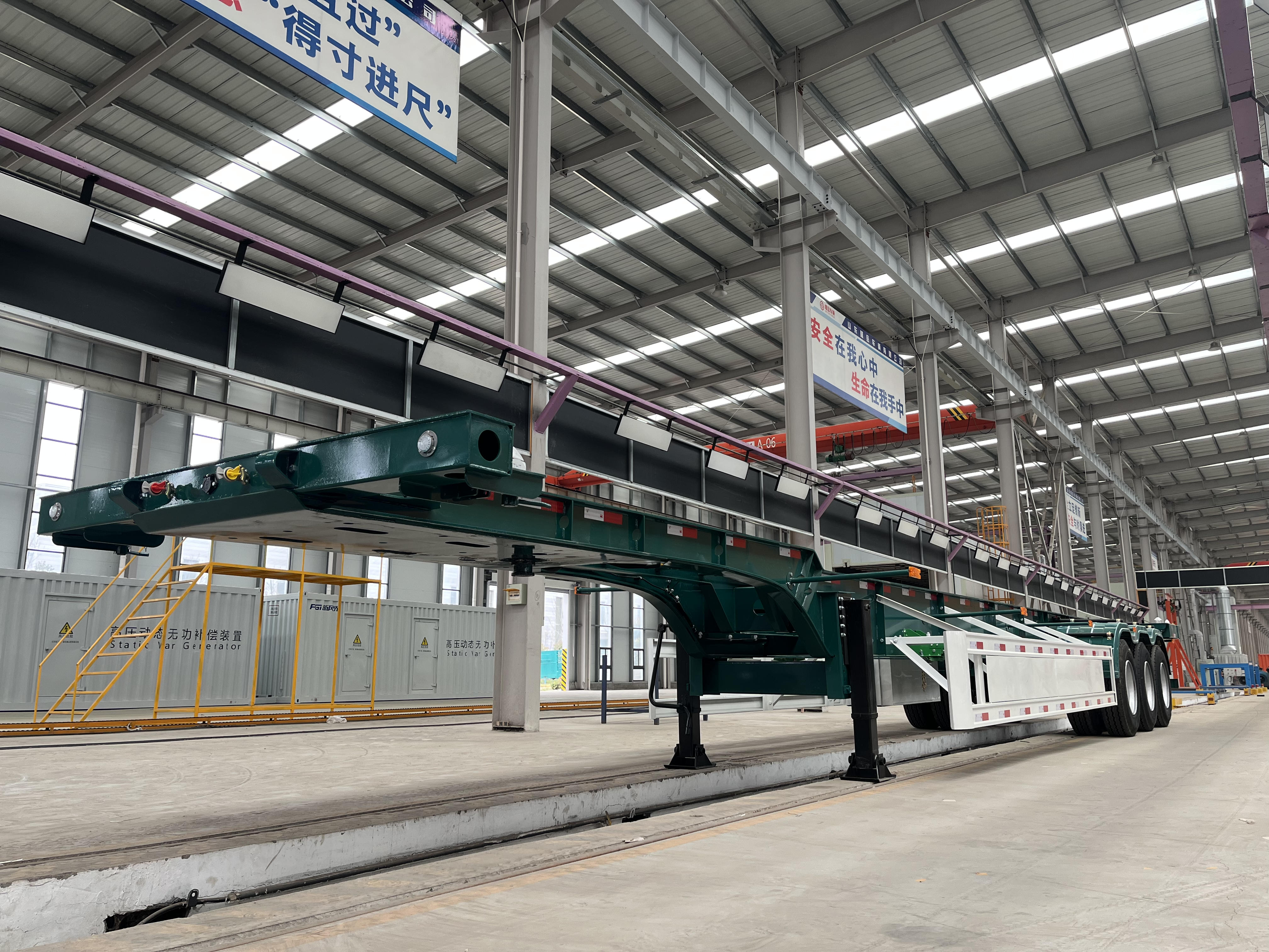 скелетный трейлер gooseneck/скелетный полуприцеп производитель/скелетный трейлер для продажи