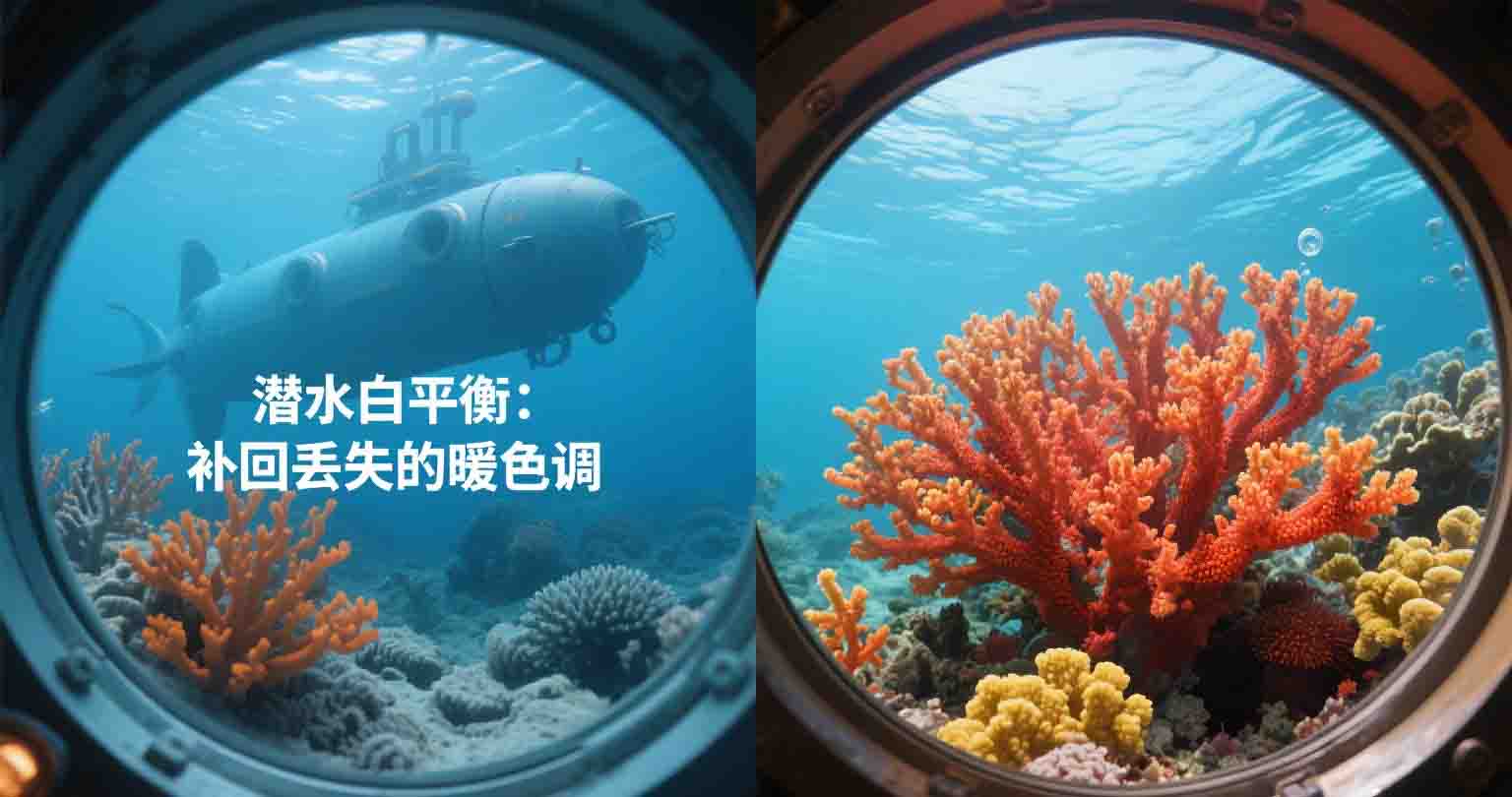 潜水旅拍色彩指南：“潜水白平衡” 是什么？让水下照片告别 “一片蓝”