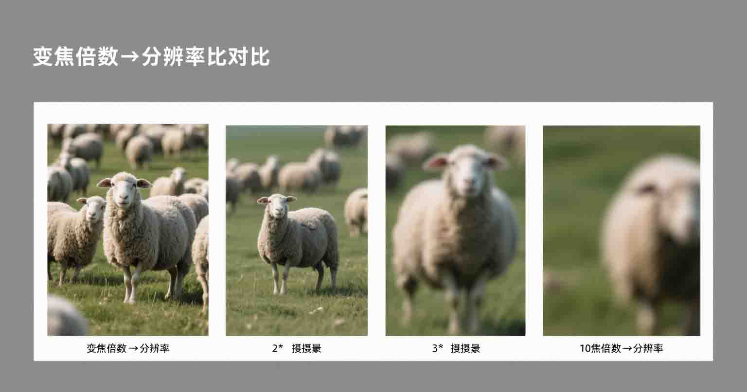 旅拍解惑：数码变焦越放大越糊？分辨率藏着 “反比例” 规律