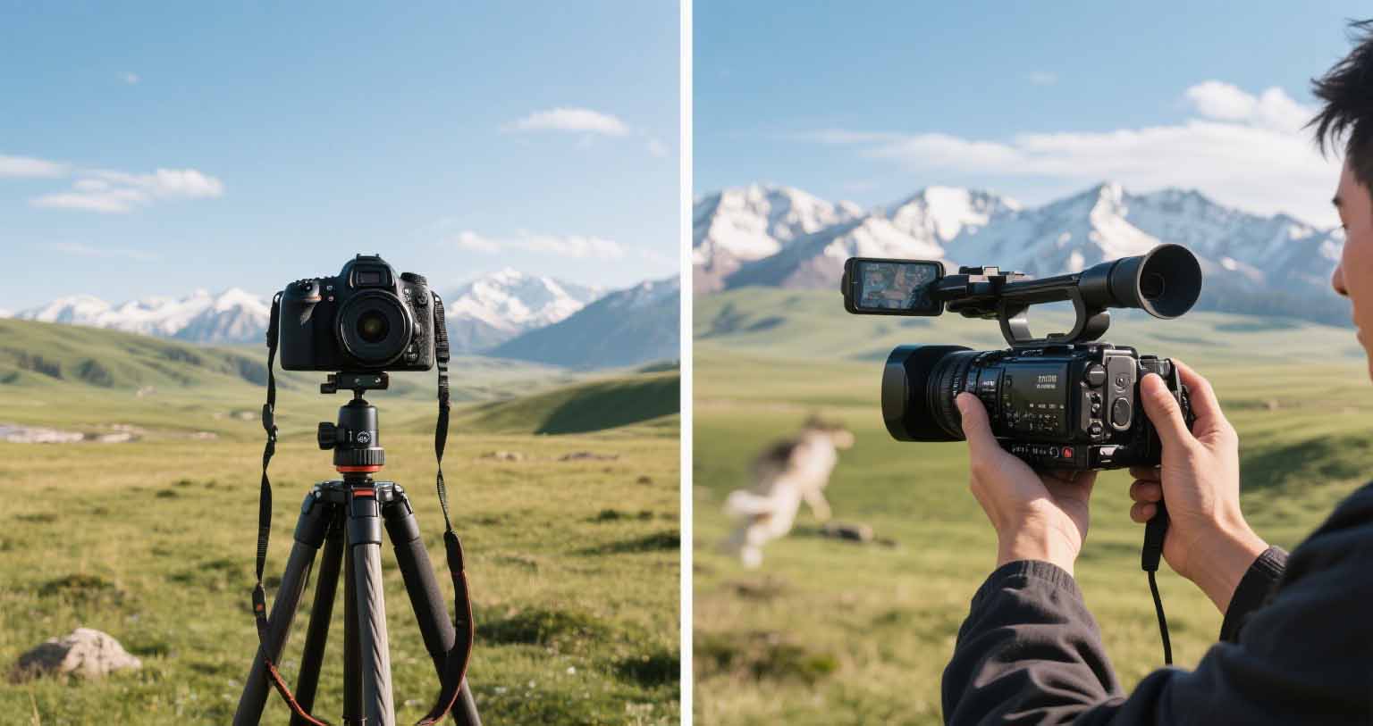 旅拍路上，为啥专业单反大多不带 DV 功能？