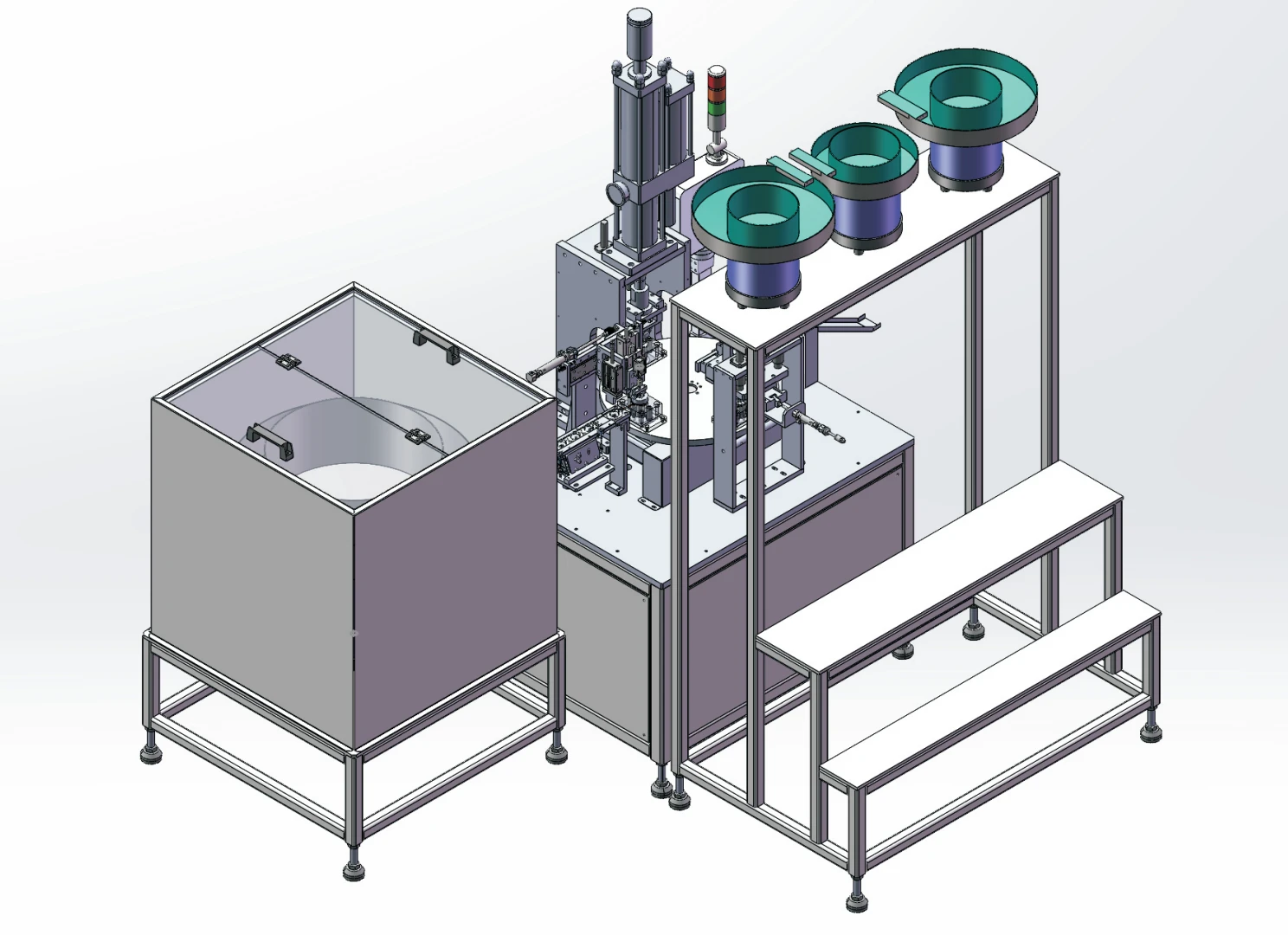 Automatic multi-shaft riveting machine