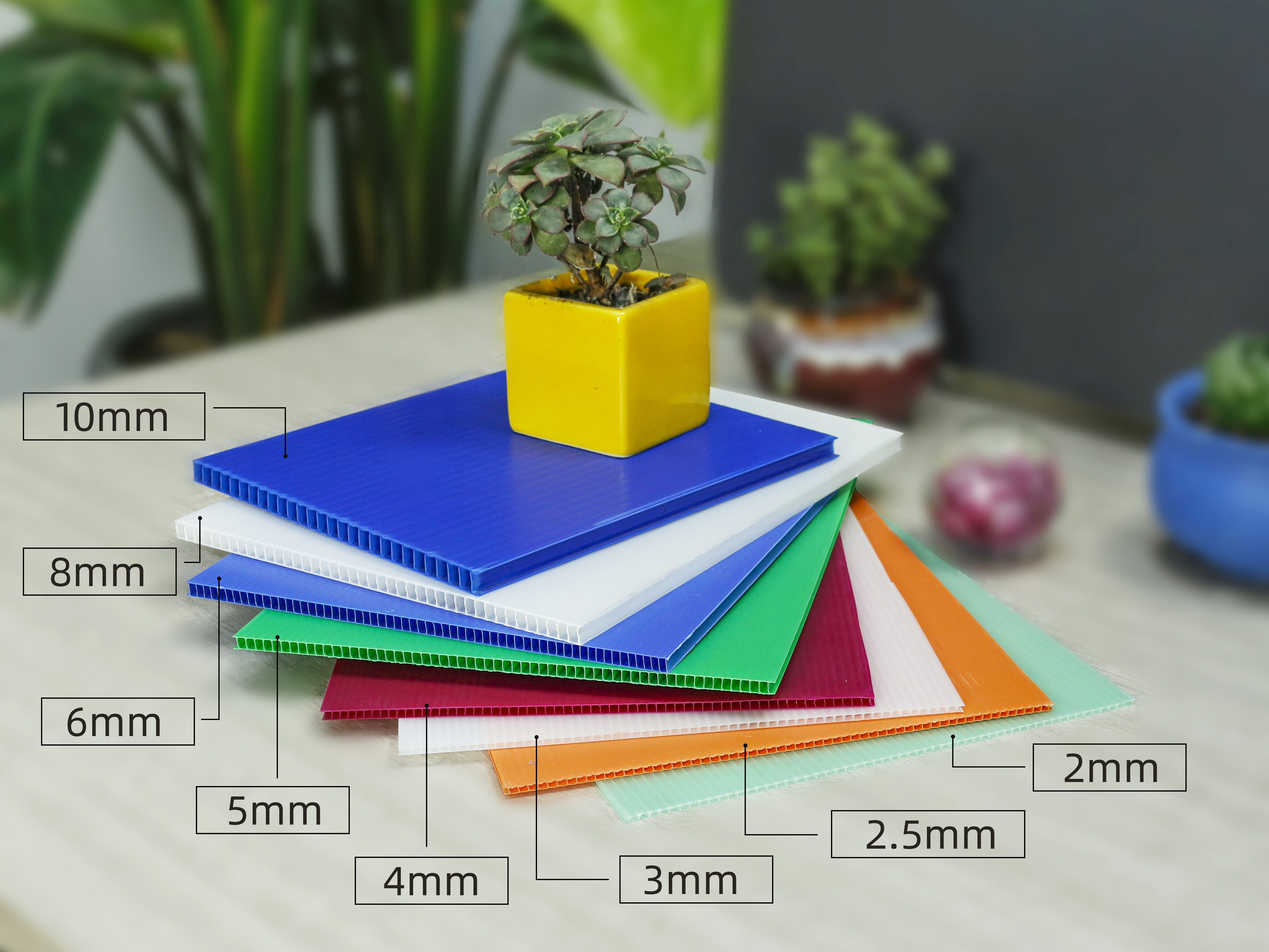 Гофрированный лист PP