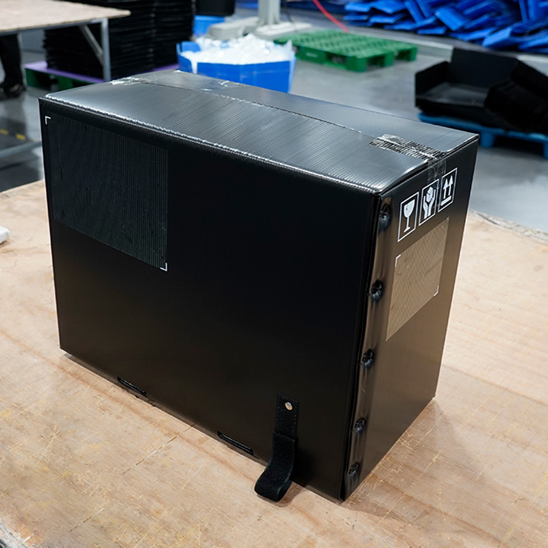 Многоразовая гофрированная пластиковая коробка для логистики и хранения