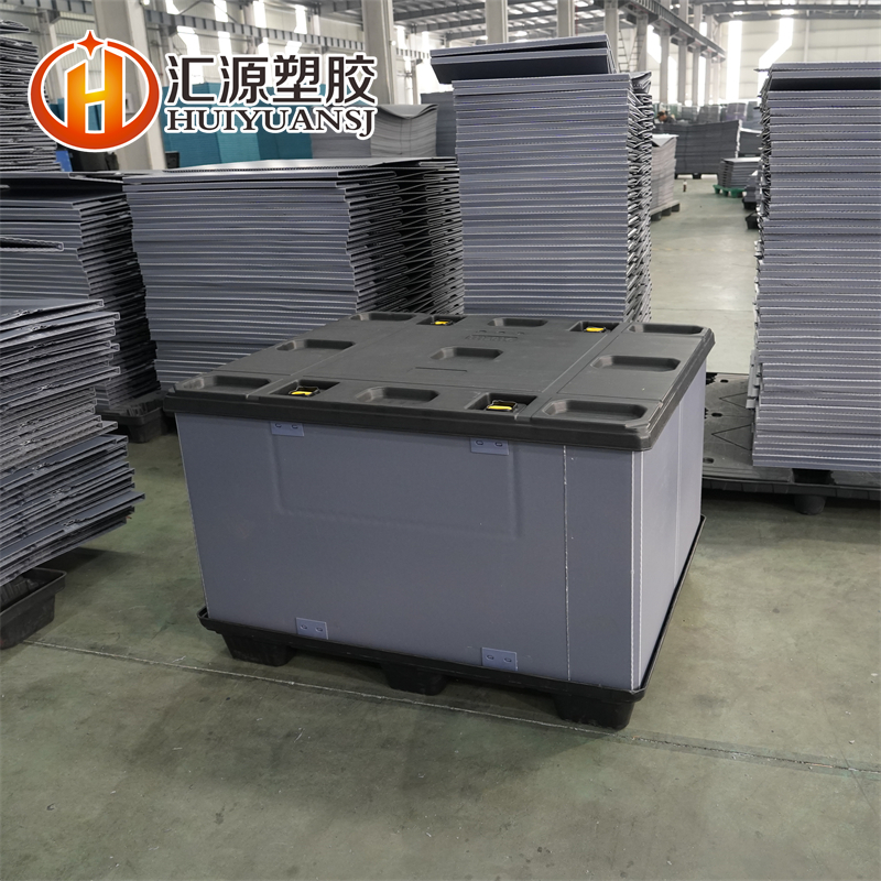 Многоразовый складной контейнер для поддонов — экономия пространства и безопасности