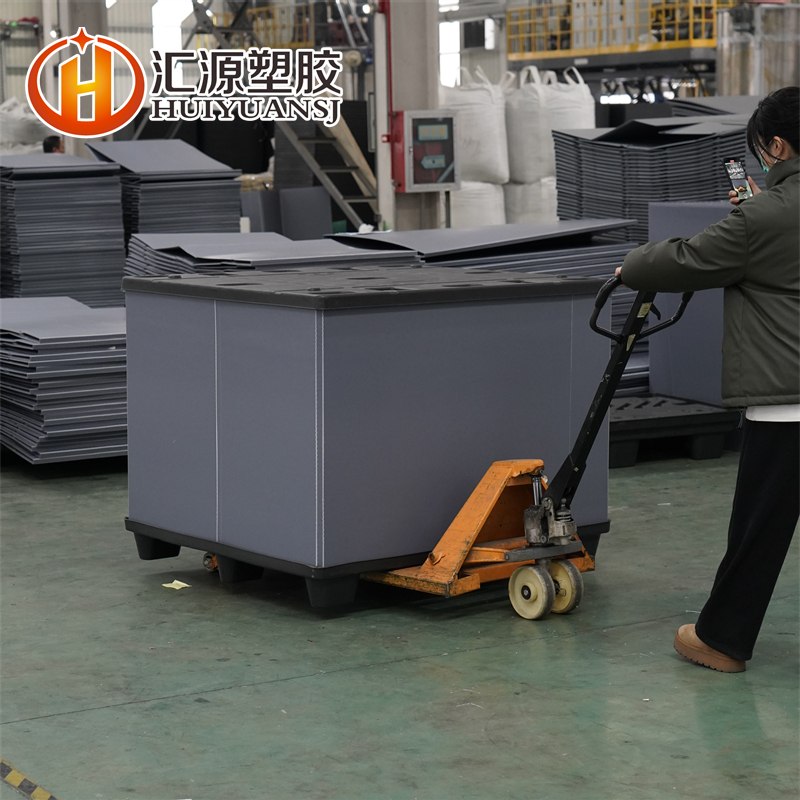 Контейнер для поддонов складного типа — удобная тара для возвратной логистики