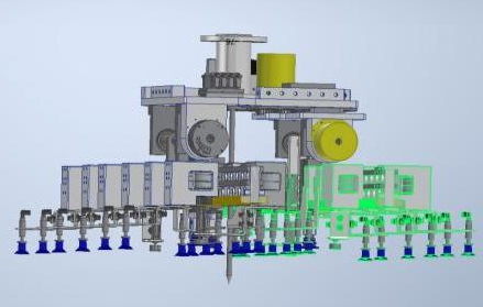 Двигатель роботизированного сустава для системы захвата массивов