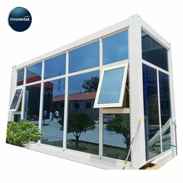 New Technology Container Office Steel Structure Frame Welded Flat Pack Container House