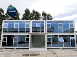 New Technology Container Office Steel Structure Frame Welded Flat Pack Container House