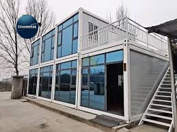 New Technology Container Office Steel Structure Frame Welded Flat Pack Container House
