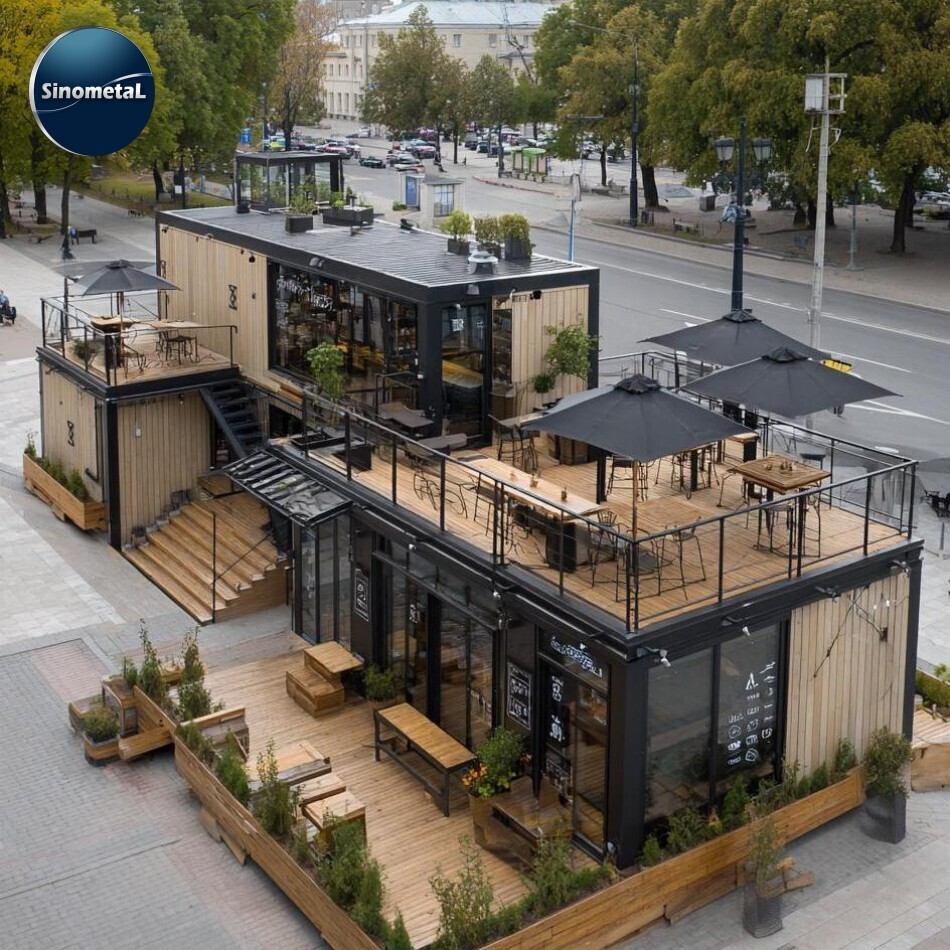 Modular Container Coffee Shop Shipping Container Cafe Prefab Container Cafe (3)