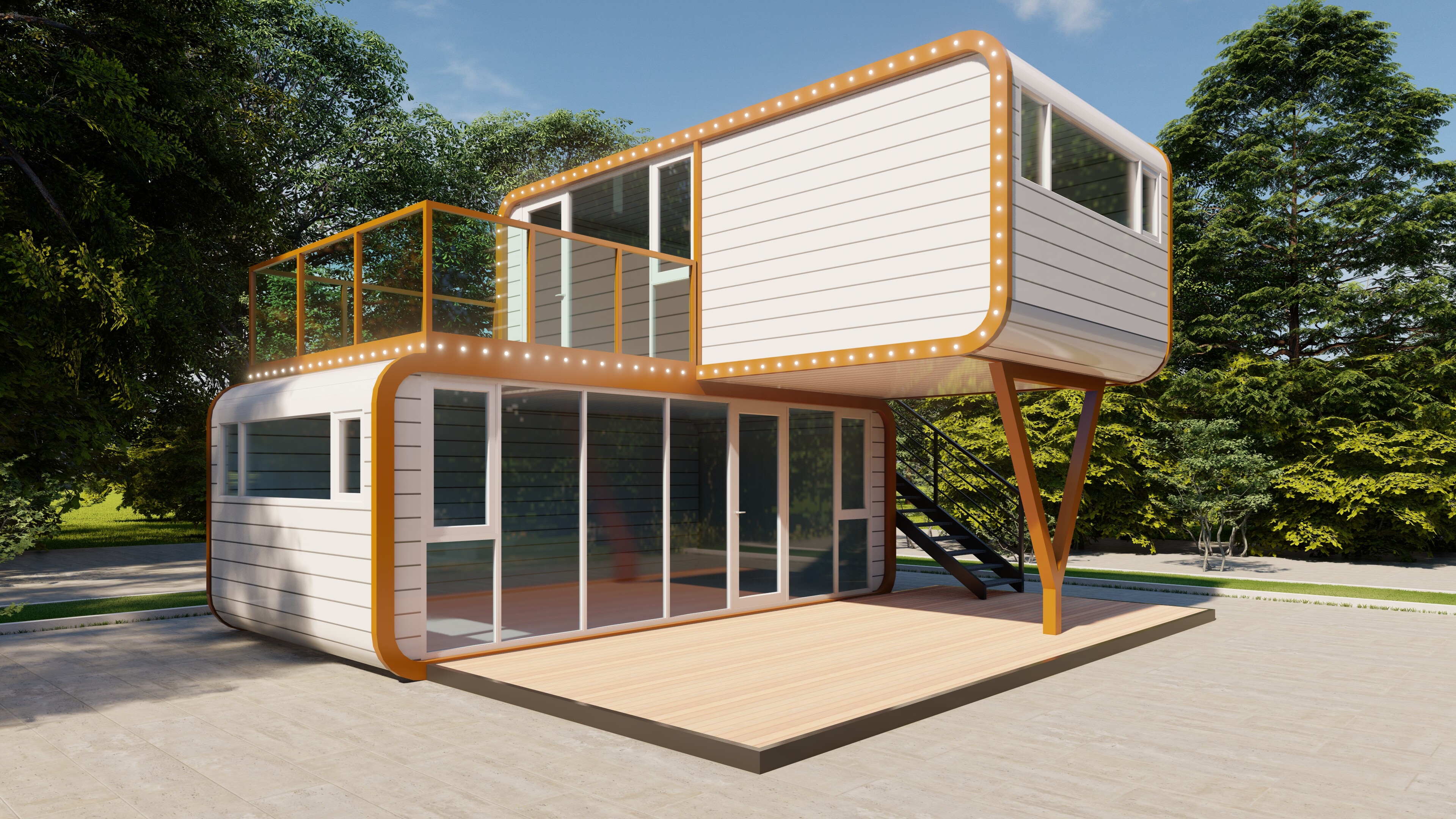 Redefining Space: Explore Expandable Prefab Homes for Family Glamping and Compact Living