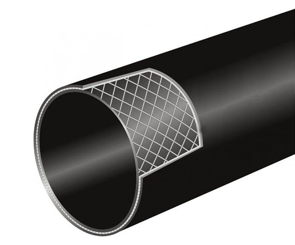 PE стальной проволочной сетки скелет трубы