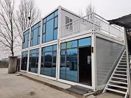 New Technology Container Office Steel Structure Frame Welded Flat Pack Container House